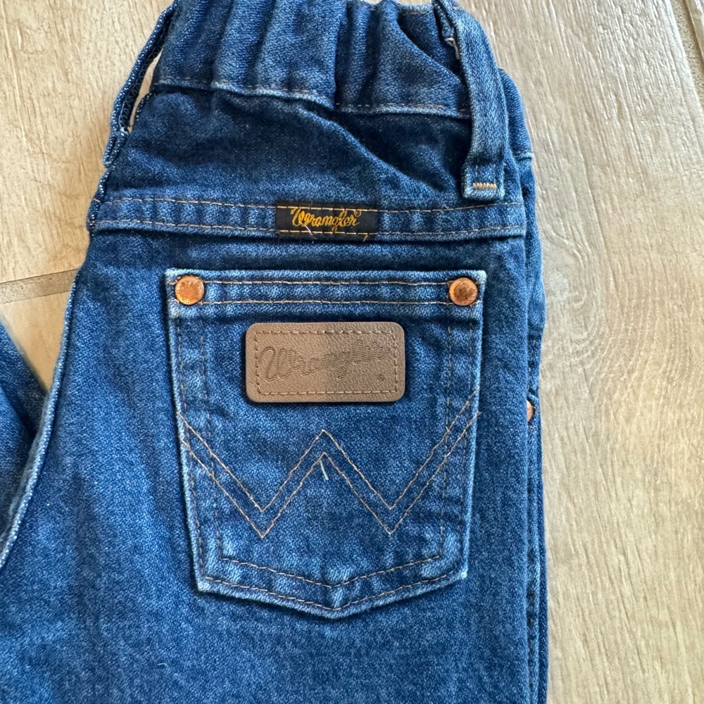 Youth Boys Wrangler Denim Jeans - Picture 3 of 6